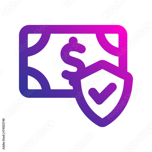 insurance gradient icon