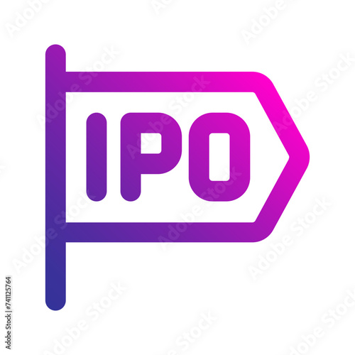 ipo gradient icon