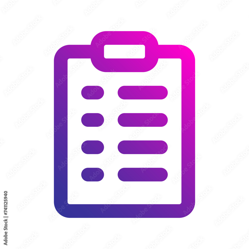 list gradient icon list gradient icon
