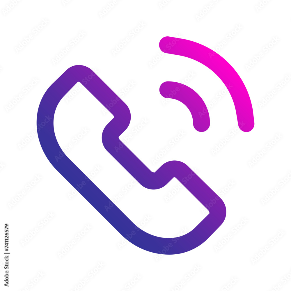 phone call gradient icon phone call gradient icon