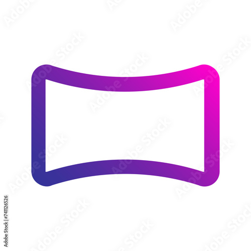 panorama gradient icon