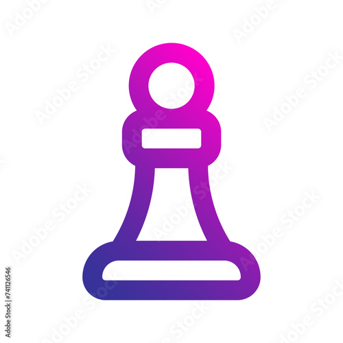 pawn gradient icon