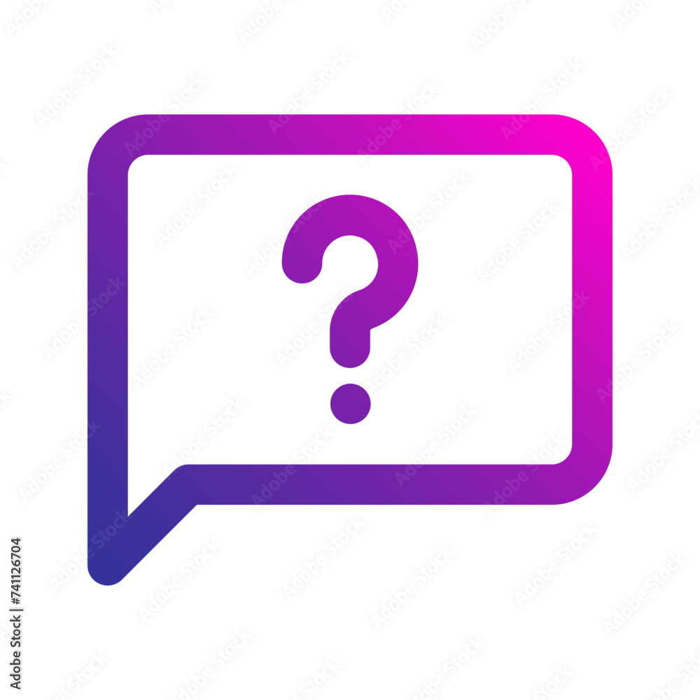 question gradient icon question gradient icon