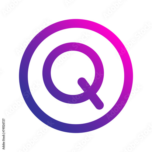 quetzal gradient icon