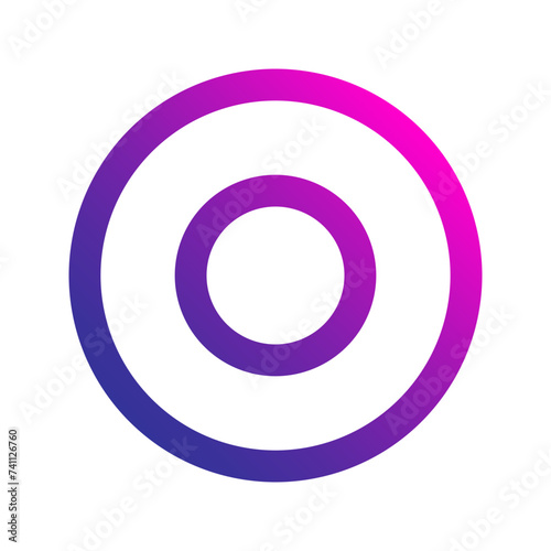 record gradient icon
