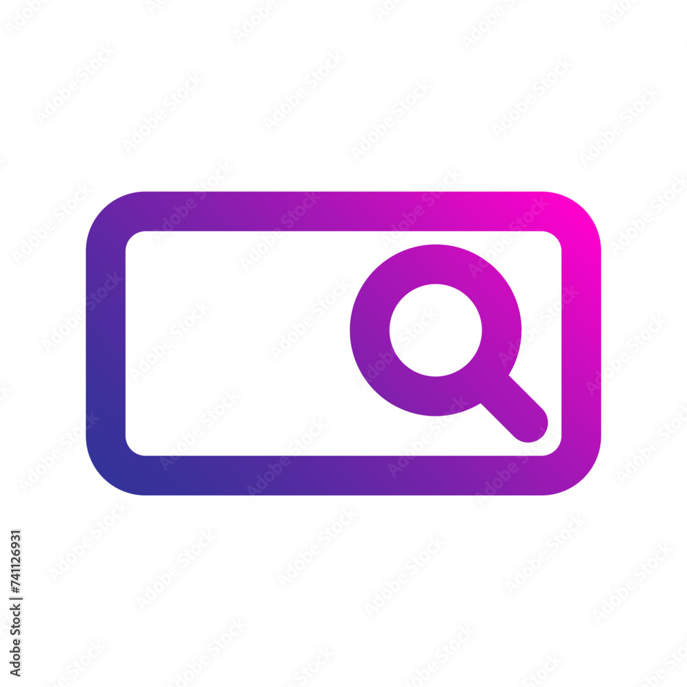 search bar gradient icon search bar gradient icon