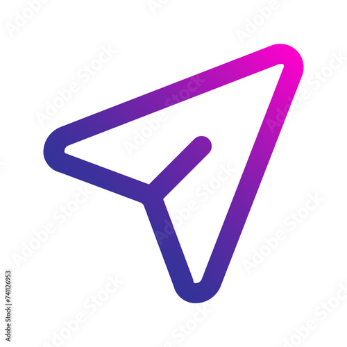 send gradient icon