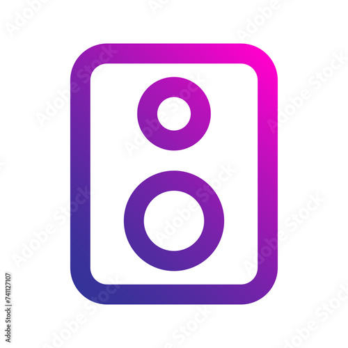 speaker gradient icon