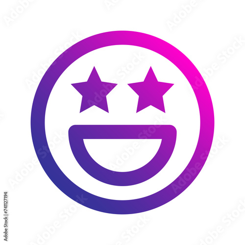 superstar gradient icon