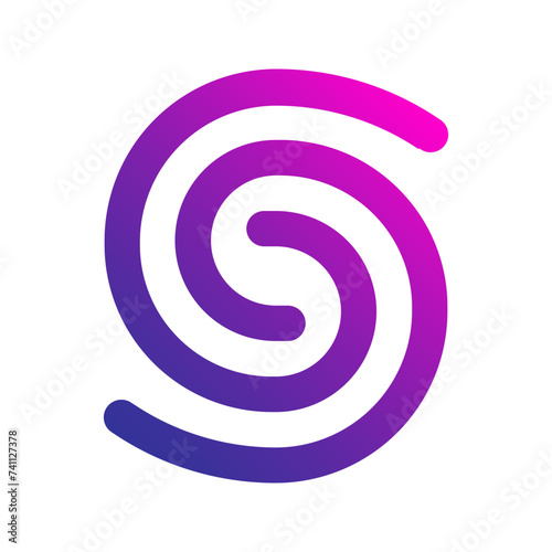 tornado gradient icon
