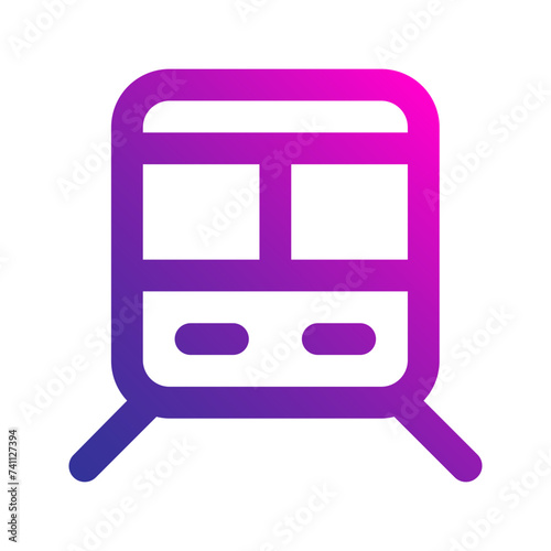 train gradient icon