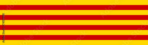 Katalanische Flagge (extra breit)  photo