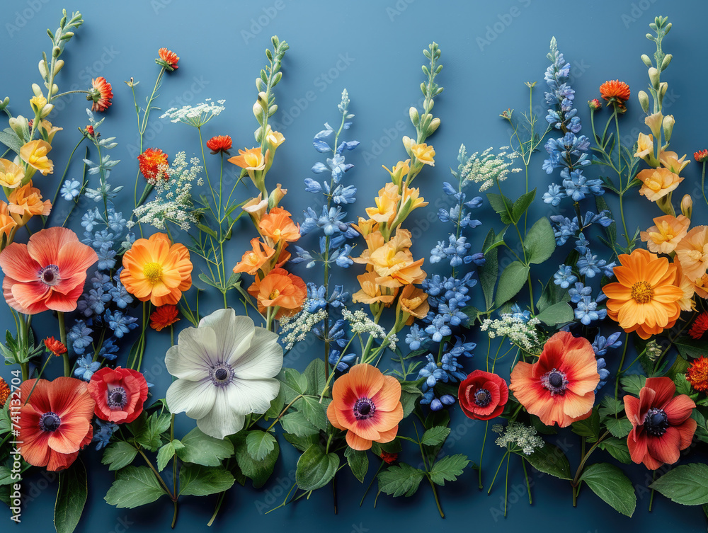 Obraz premium floral background. Perfect for textiles, wallpapers, and digital designs