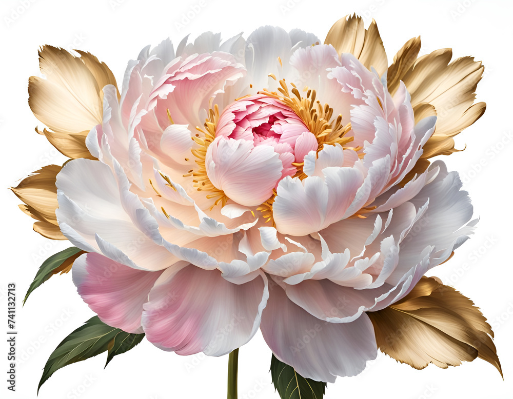 lotus flower isolated on white