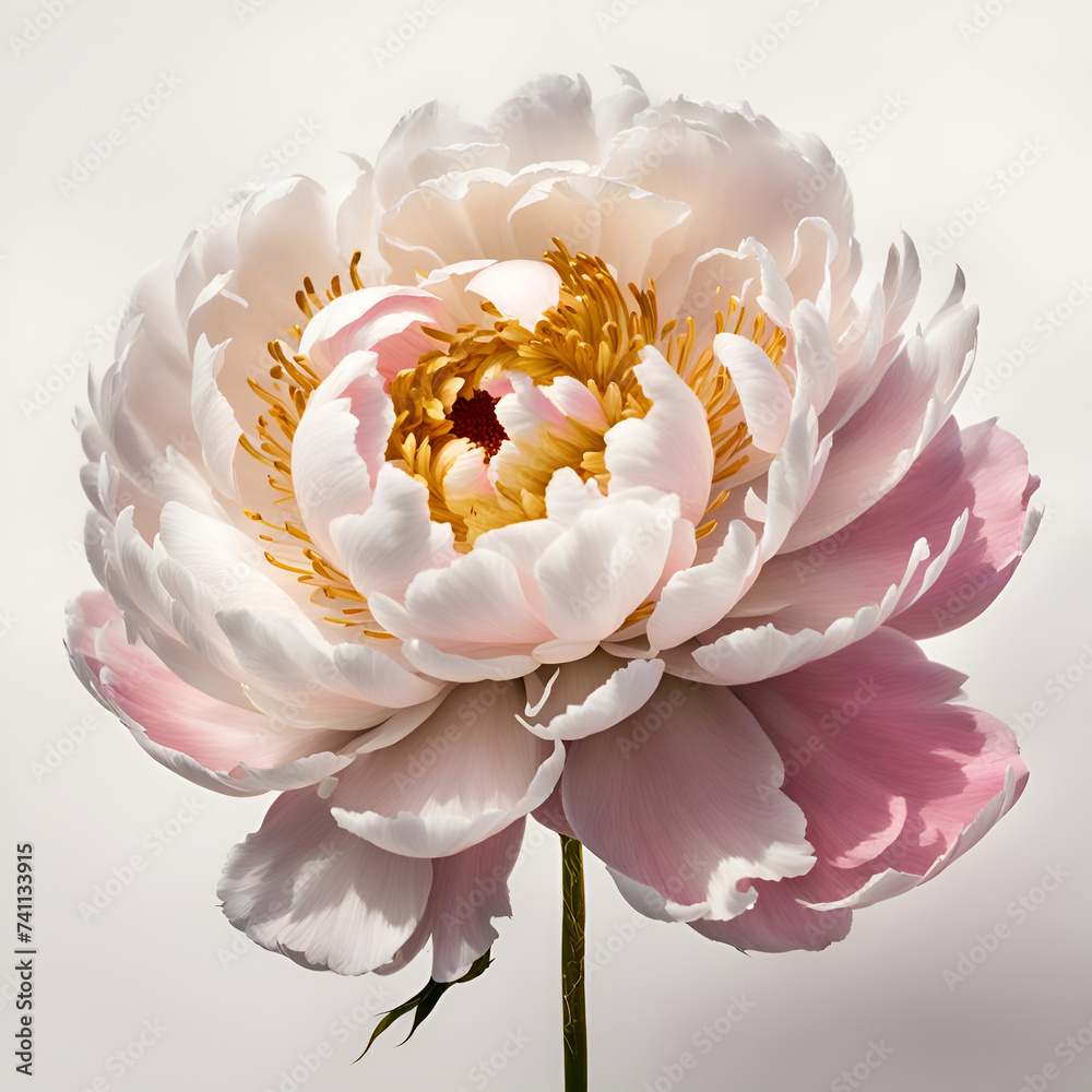 lotus flower isolated on white
