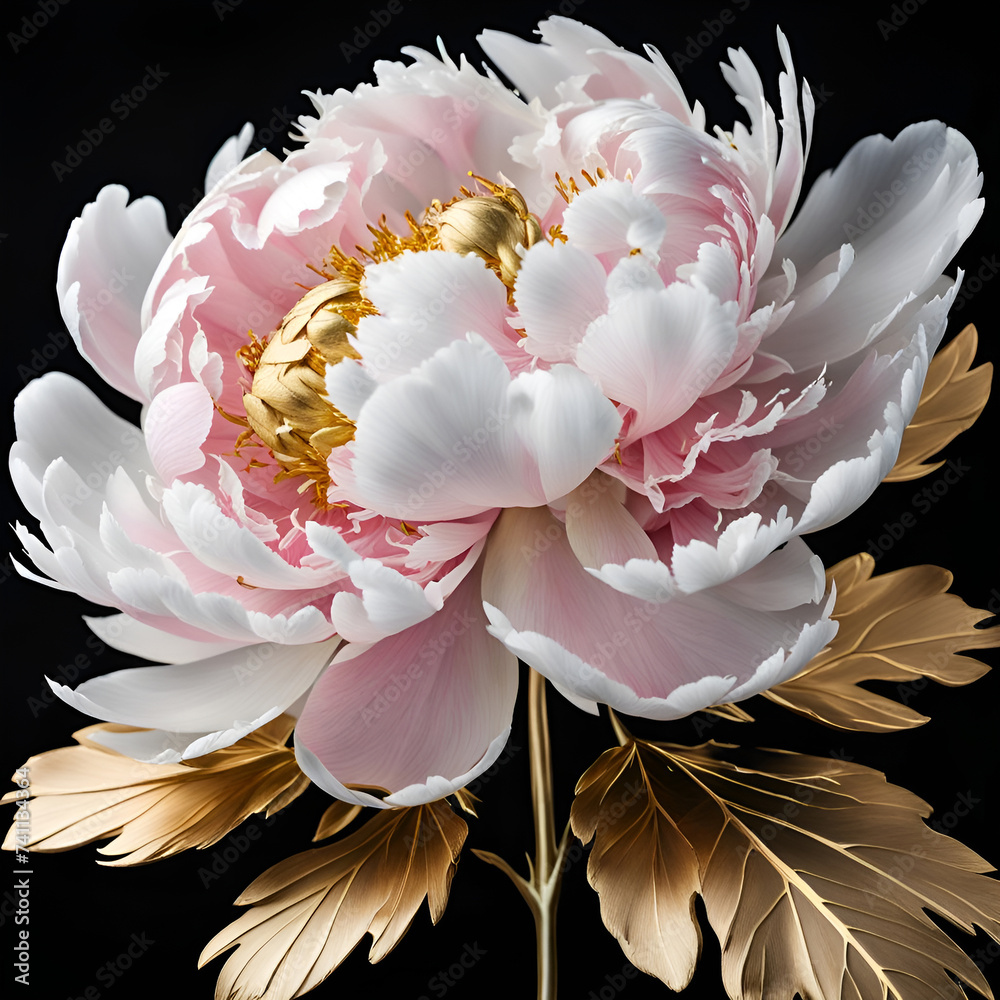 white lotus flower