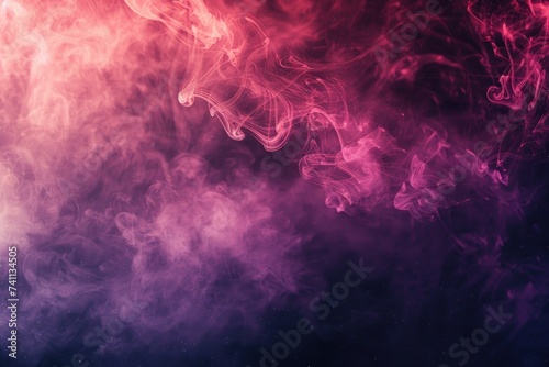 Shiny smoke. Glitter fluid. Ink water. Magic mist. Rose color particles texture paint vapor storm wave