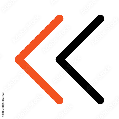 backward line icon