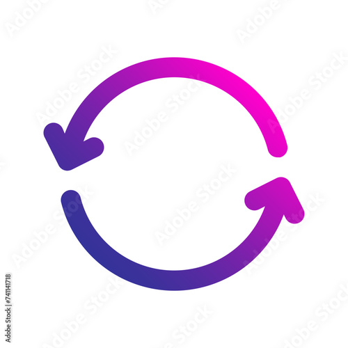 refresh gradient icon