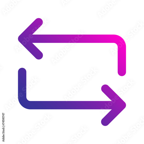 swap gradient icon