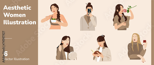 Aesthetic Woman Illustration