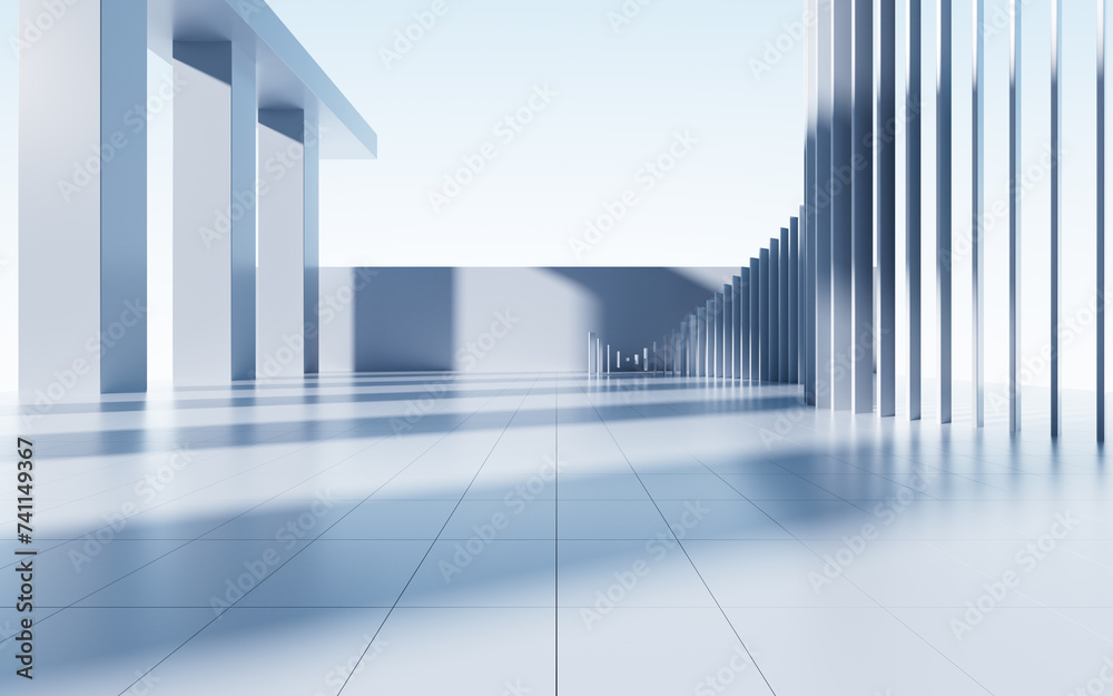 Abstract futuristic architecture, 3d rendering. Abstract futuristic architecture, 3d rendering.