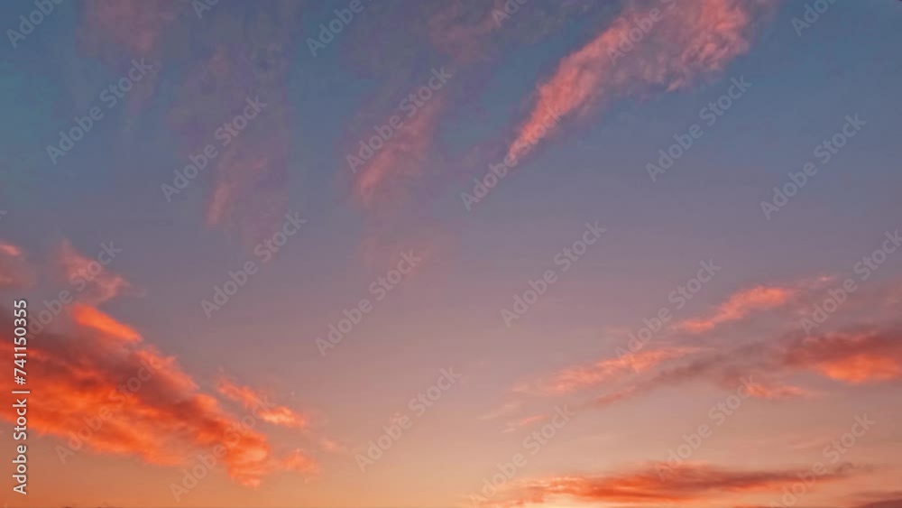 timelapse clip of fluffy clouds at sunset after the rain for forecast timelapse clip of fluffy clouds at sunset after the rain for forecast
