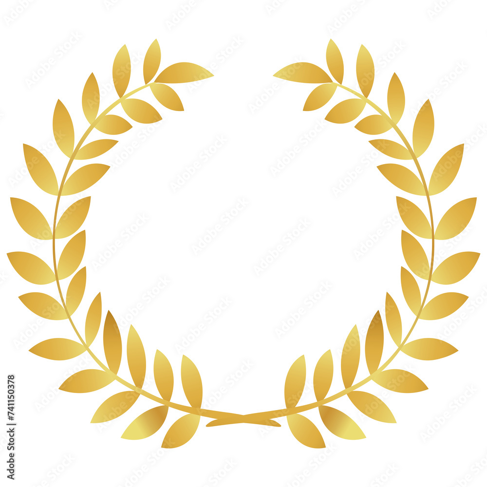 gold laurel award vector on white transparent background-01 gold laurel award vector on white transparent background-01