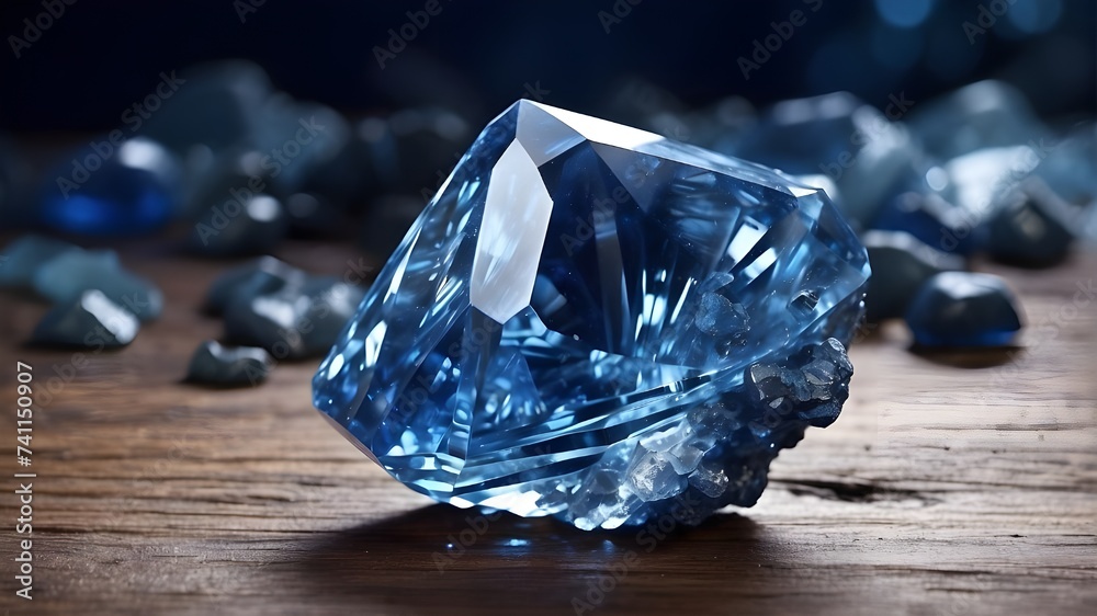 magical sapphire mineral, a sapphire gem, brilliant jewel. magical sapphire mineral, a sapphire gem, brilliant jewel.