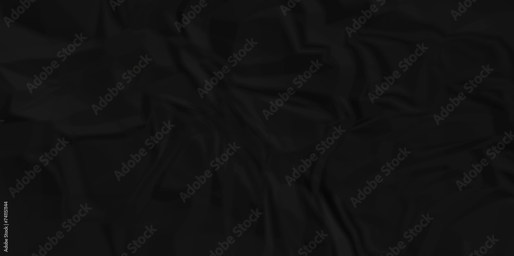 Black paper crumpled texture. black fabric crushed textured crumpled. black wrinkly backdrop paper background. panorama grunge wrinkly paper texture background, crumpled pattern texture. Black paper crumpled texture. black fabric crushed textured crumpled. black wrinkly backdrop paper background. panorama grunge wrinkly paper texture background, crumpled pattern texture.