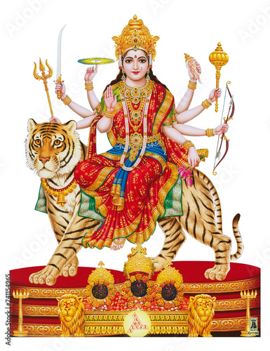 Quadro su tela Durga devi