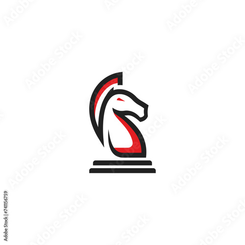 knight logo concept vector icon