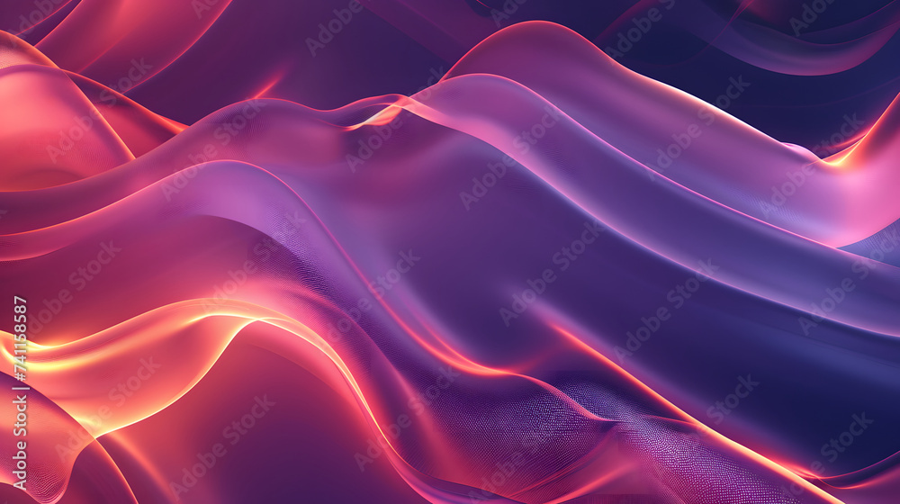 Obraz premium Abstract wave background with copy space