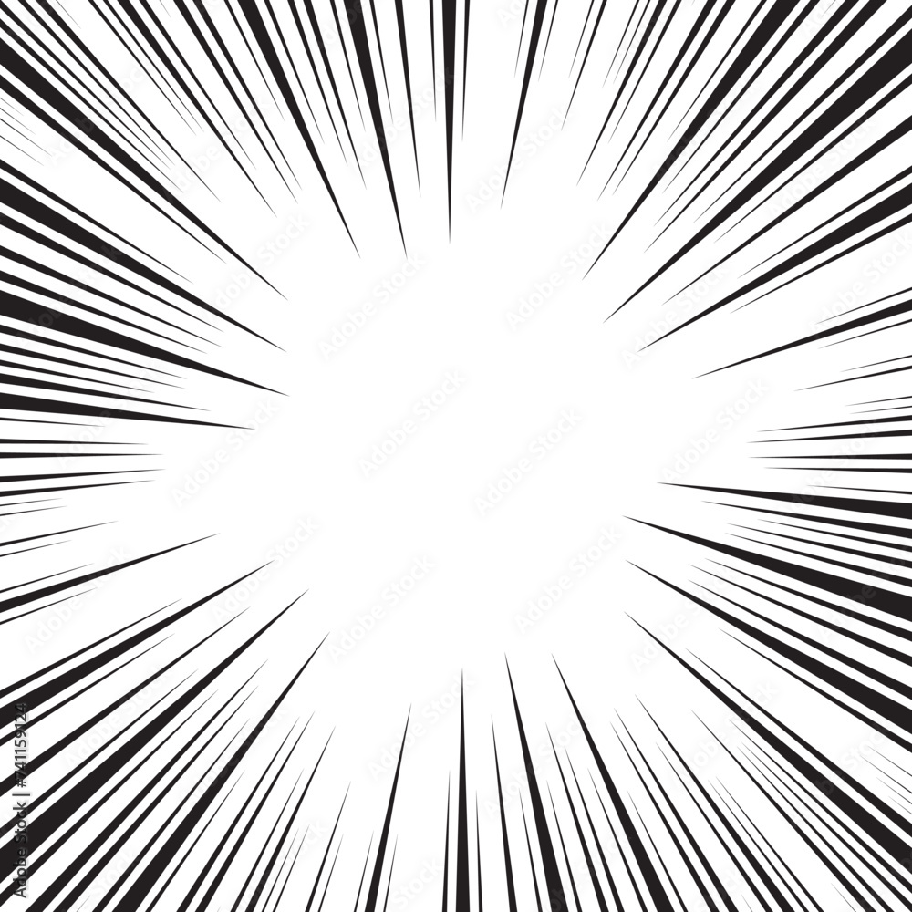 Burst light speed line anime zoom frame background. Manga radial speed lines for comic effect. Superhero motion and force action flash strip lines for anime comic book. Burst light speed line anime zoom frame background. Manga radial speed lines for comic effect. Superhero motion and force action flash strip lines for anime comic book.