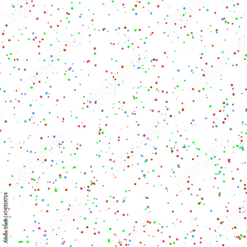 A colorful confetti glitter dot texture design element. © jdwfoto