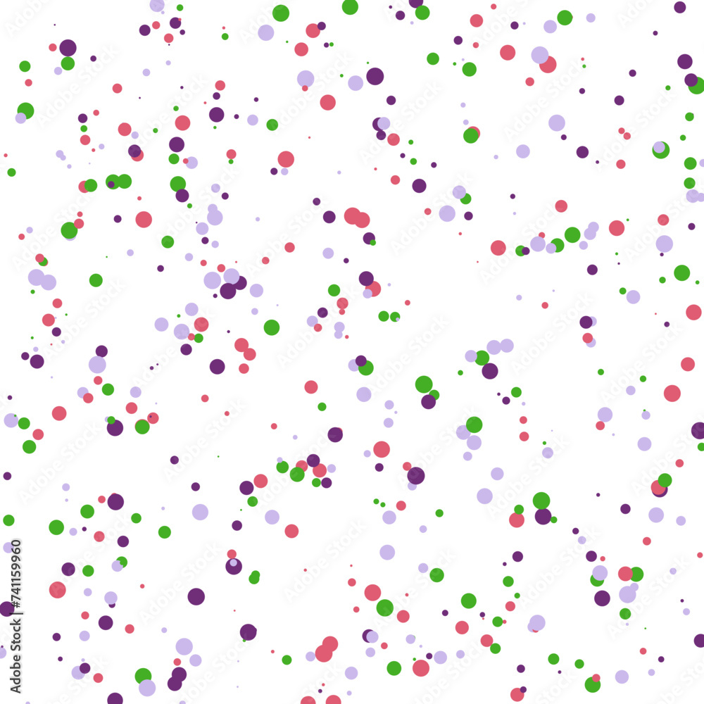 A colorful confetti glitter dot texture design element.