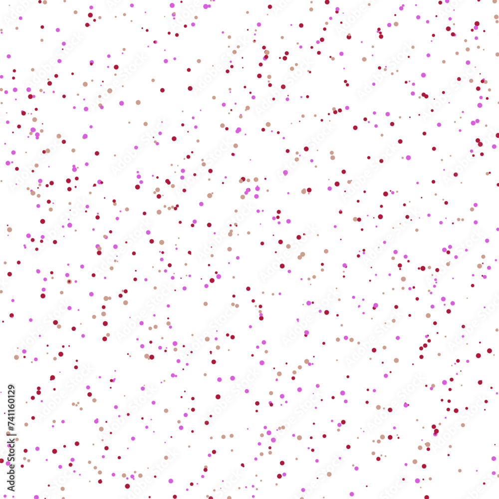 A colorful confetti glitter dot texture design element.