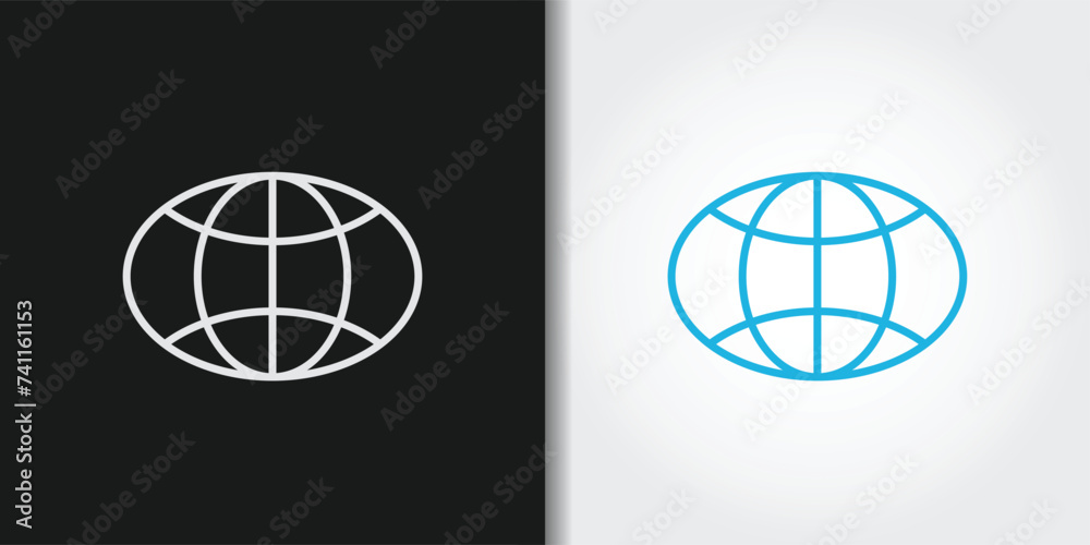globe logo set