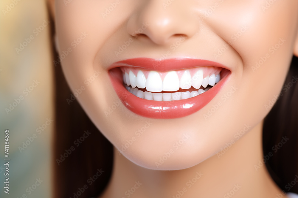 beautiful woman's white teeth for an advertising beautiful woman's white teeth for an advertising