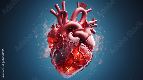 Echocardiographic images of heart structure and function photo