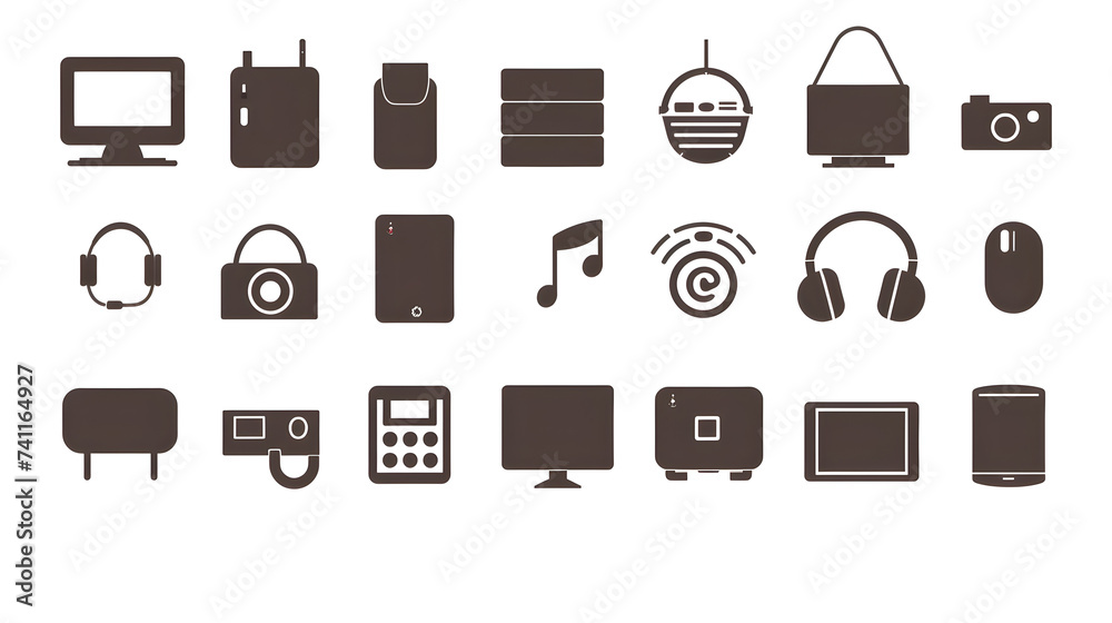 set of icons for web