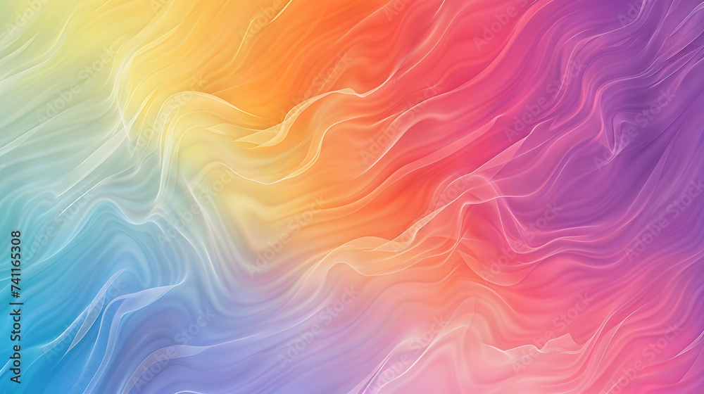 abstract colorful background with waves