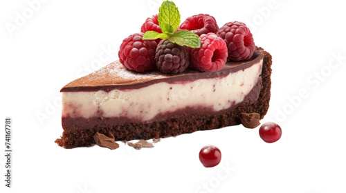 Classic Cheesecake Bliss on transparent background