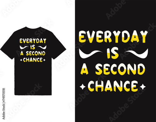 vector typography t shirt design template