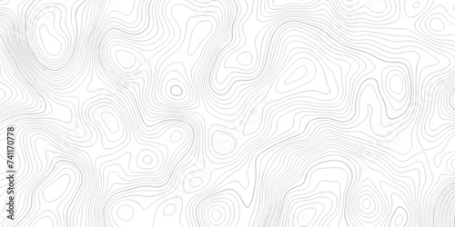 The stylized height of the topographic map contour in lines and contours isolated on transparent. Black and white topography contour lines map isolated on white background.