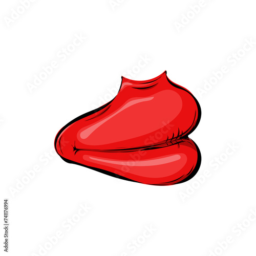 Rote Lippen