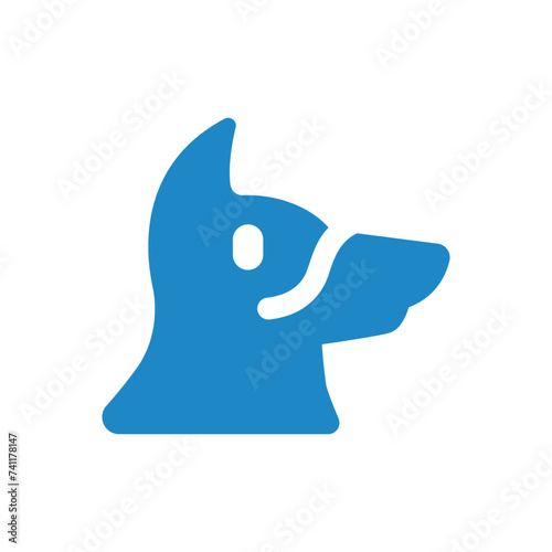 dog icon vector illustration photo