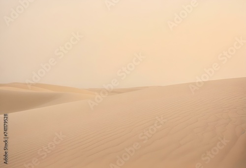 minimallist background  by sand 35mm film  ridge  sand-colored sky. Generative AI.