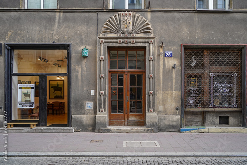 old building facades in Krakow © eric