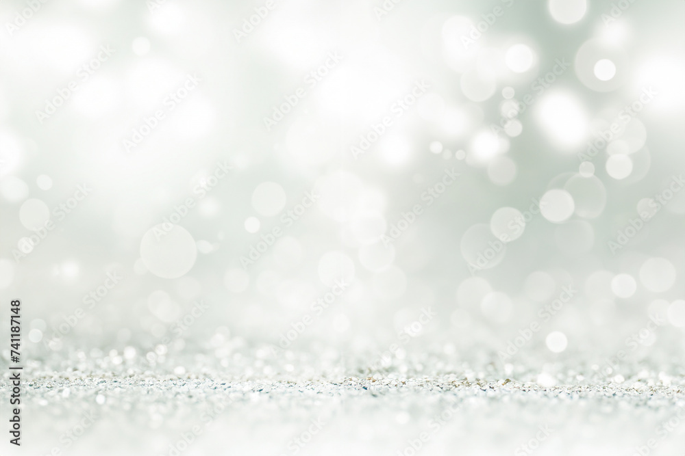 Silver texture christmas abstract background